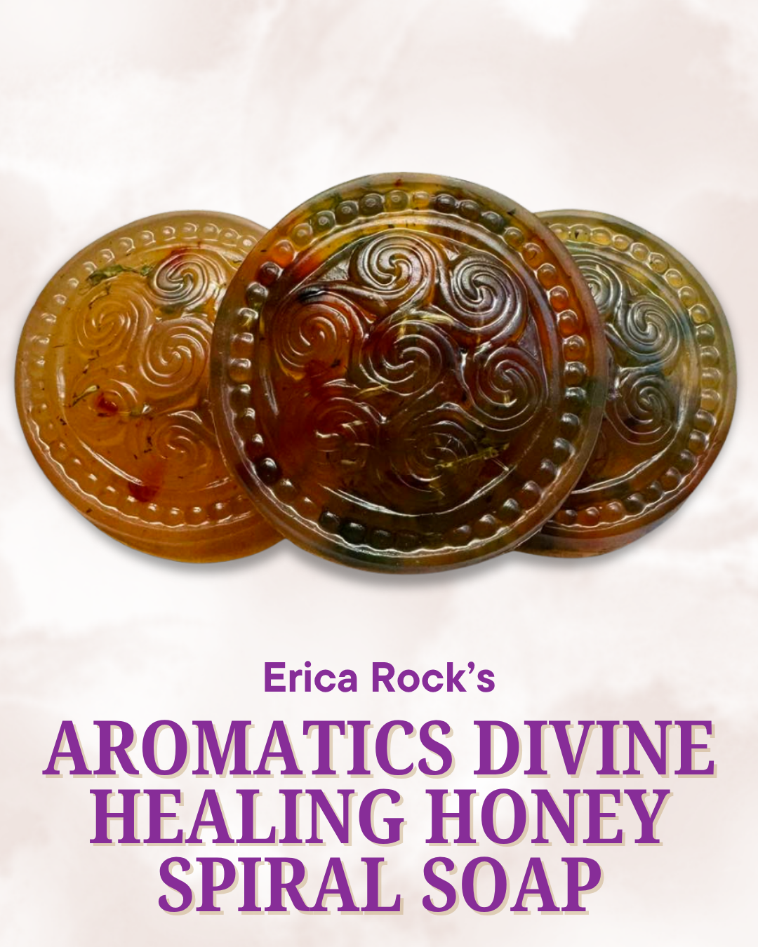 Erica's Aromatics Divine Healing Honey SPIRAL Soap
