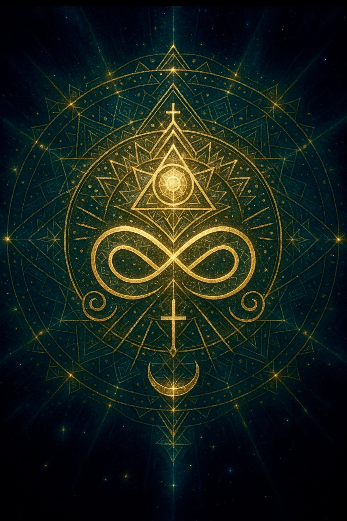 Spiral Flame Sacred Sigil Creation Custom