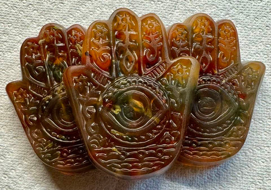 Erica's Aromatics Divine Healing Honey HAMSA HAND Soap