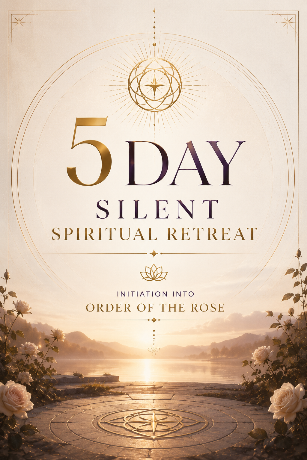 5 Day Silent Spiritual Retreat-Initiation into Order of the Rose