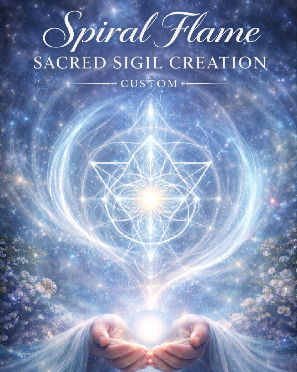 Spiral Flame Sacred Sigil Creation Custom