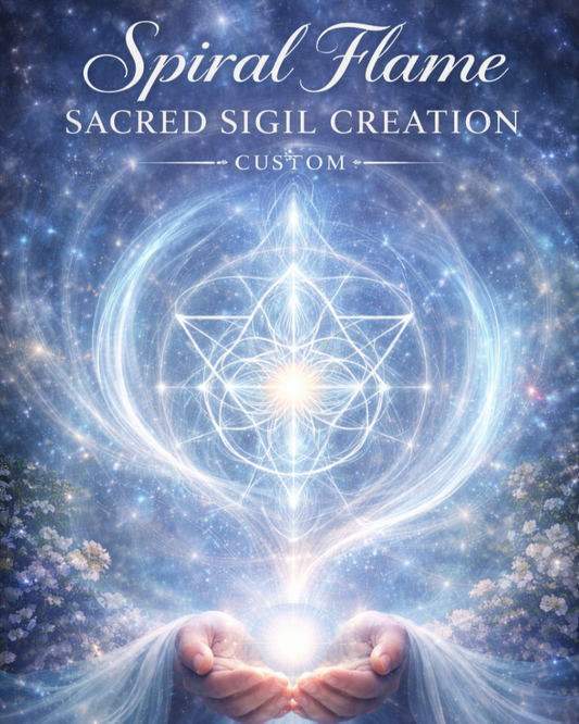 Spiral Flame Sacred Sigil Creation Custom