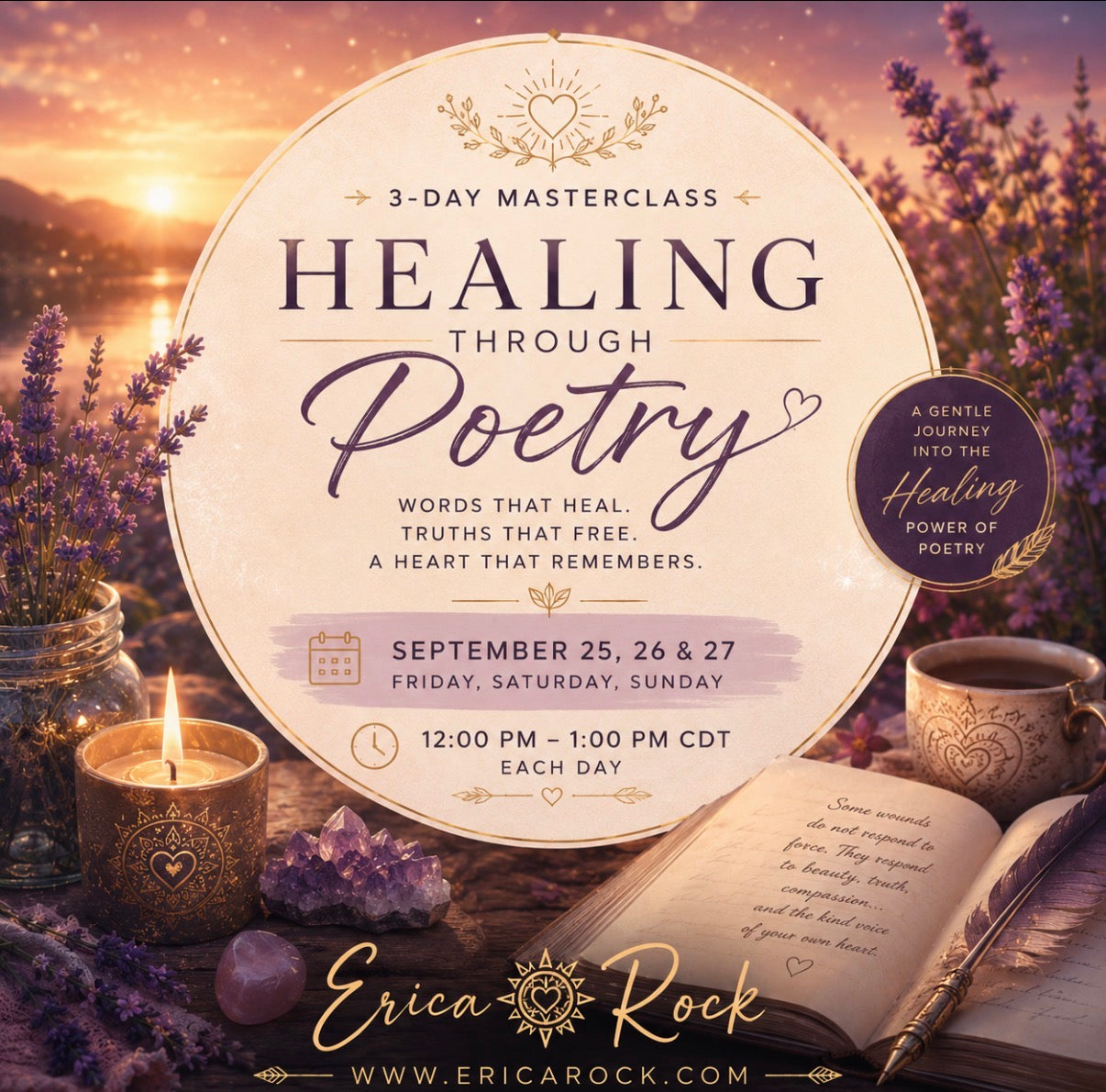 Healing Through Poetry - FREE Masterclass